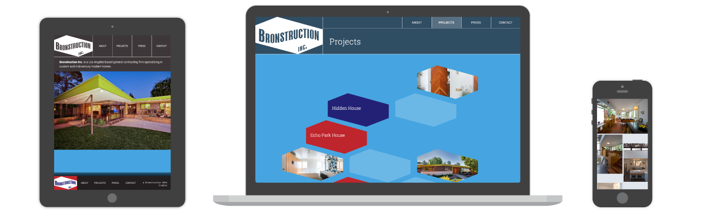 Bronstruction website