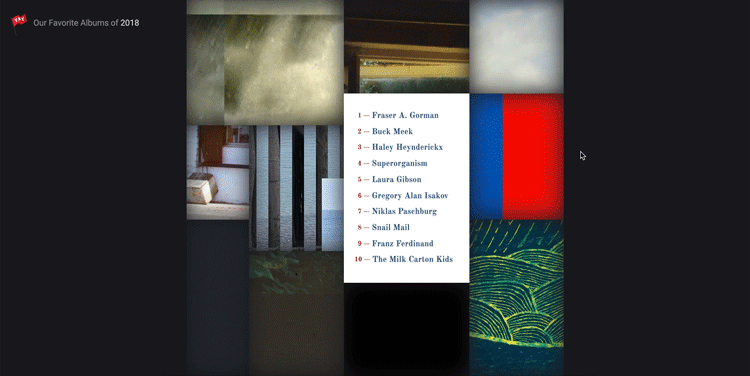 Yay Brigade Favorite Albums 2018